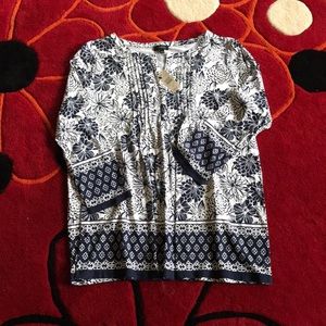 Talbots soft casual Blouse.